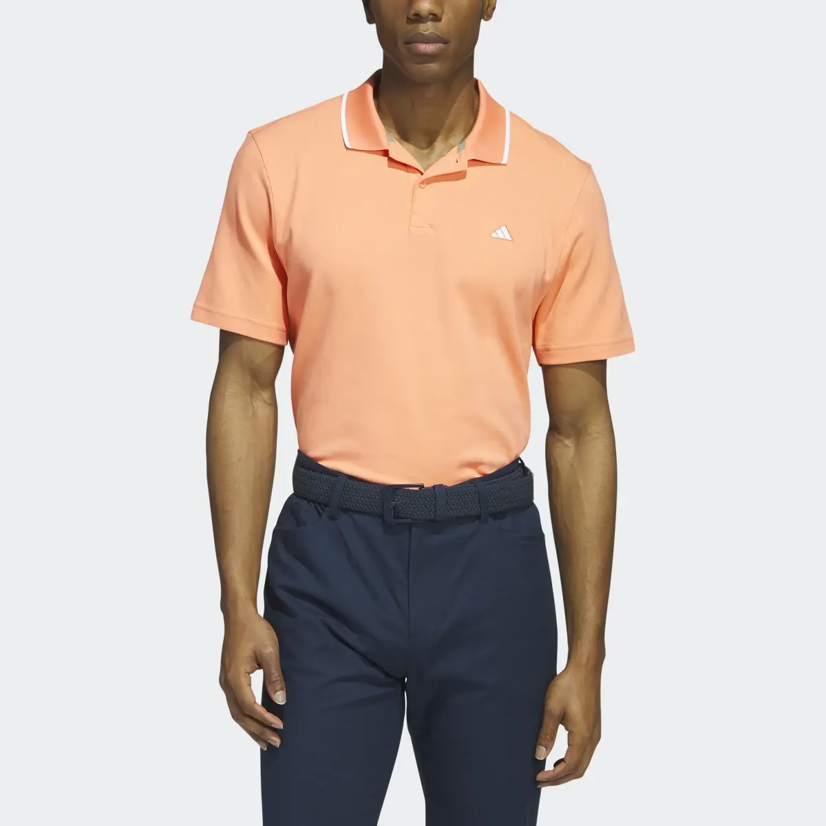 Adidas Go-To Piqué Golf Polo Shirt. 1