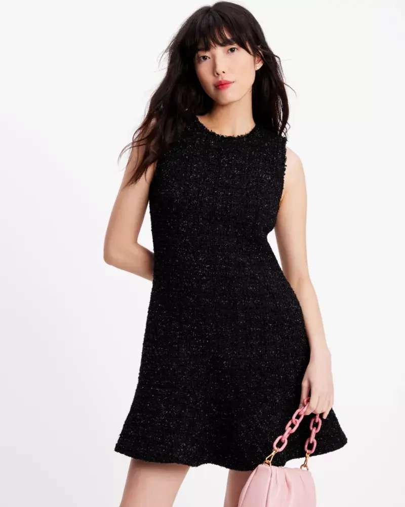 Kate Spade Flounce Tweed Dress. 2