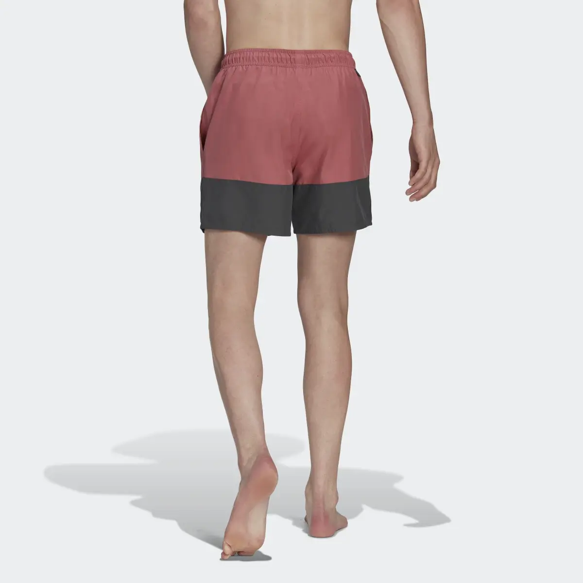 Adidas Colorblock Swim Shorts Short Length. 2