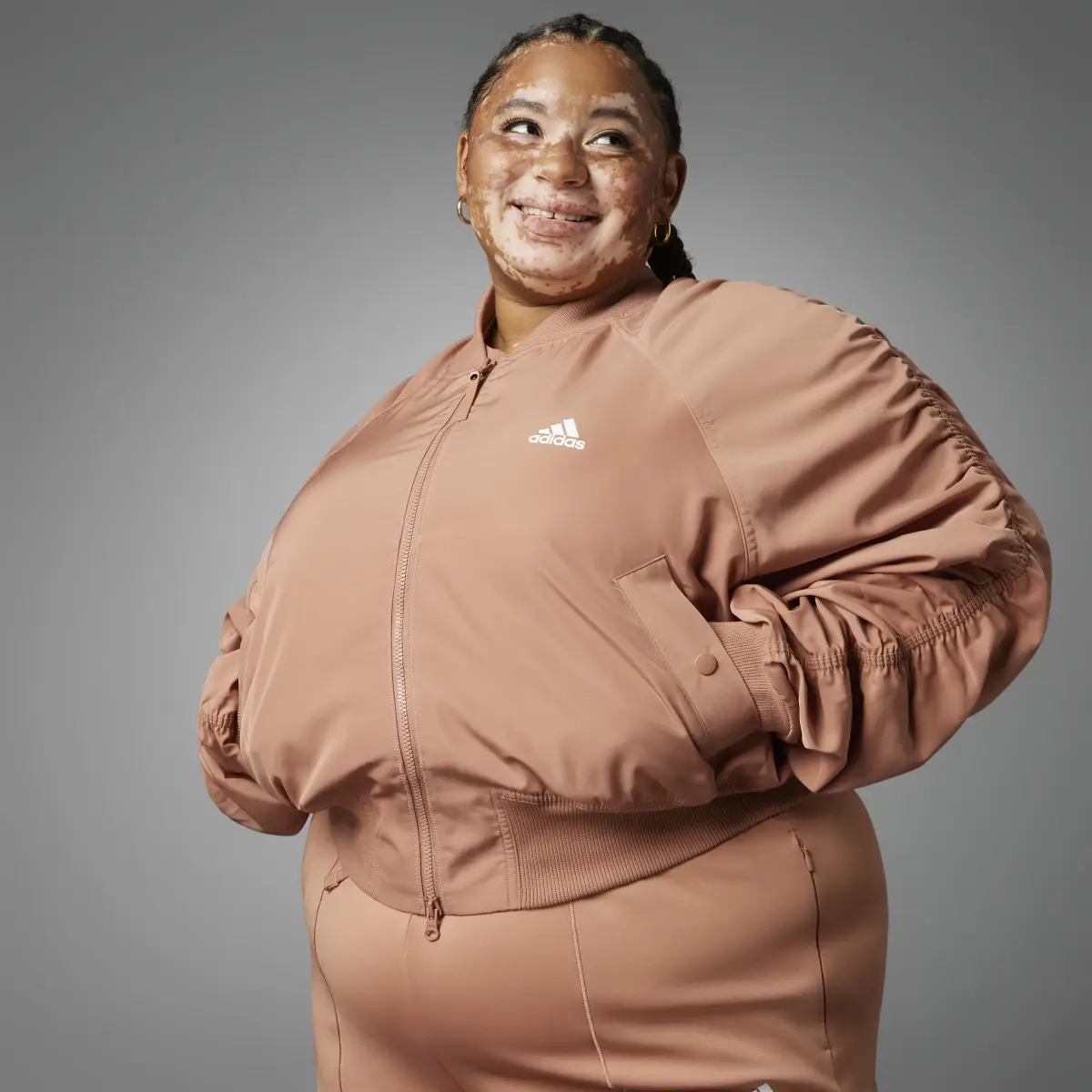 Adidas Collective Power Bomber Jacket (Plus Size). 1