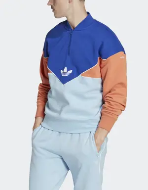 Adidas Adicolor Seasonal Archive Half-Zip Crew Sweatshirt