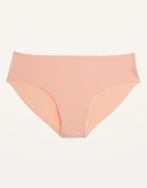 Soft-Knit No-Show Hipster Underwear for Women pink