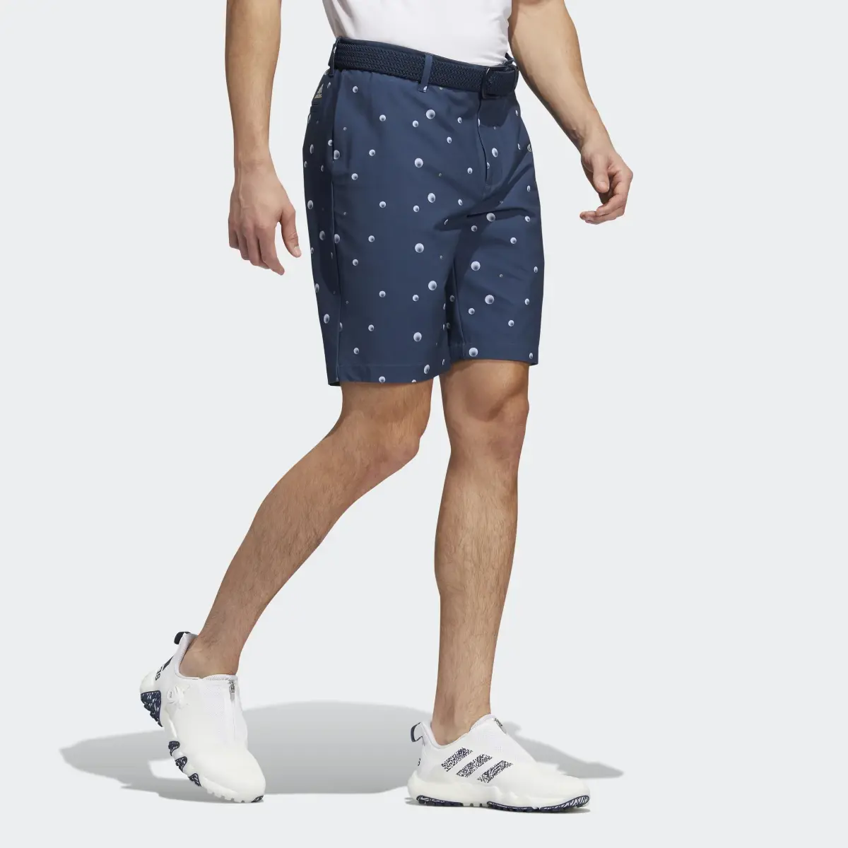 Adidas Ultimate365 Allover Print 9-Inch Golf Shorts. 3