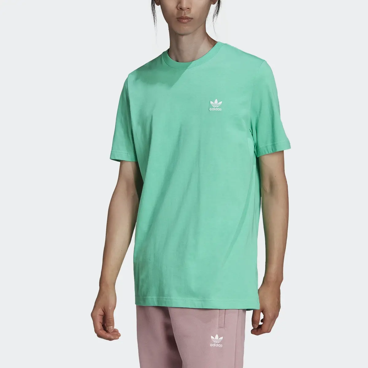 Adidas LOUNGEWEAR Adicolor Essentials Trefoil Tişört. 1