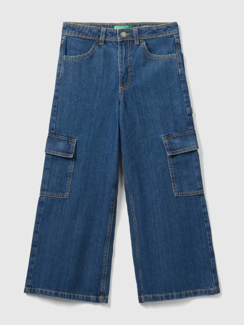 Benetton wide fit cargo jeans. 1