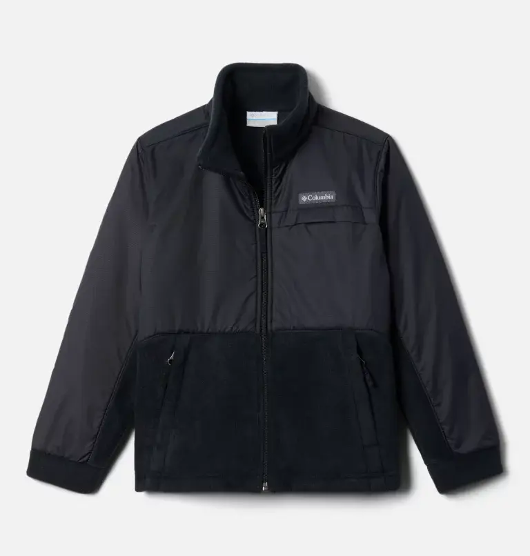 Columbia Boys’ Steens Mountain™ Overlay Fleece Jacket. 2
