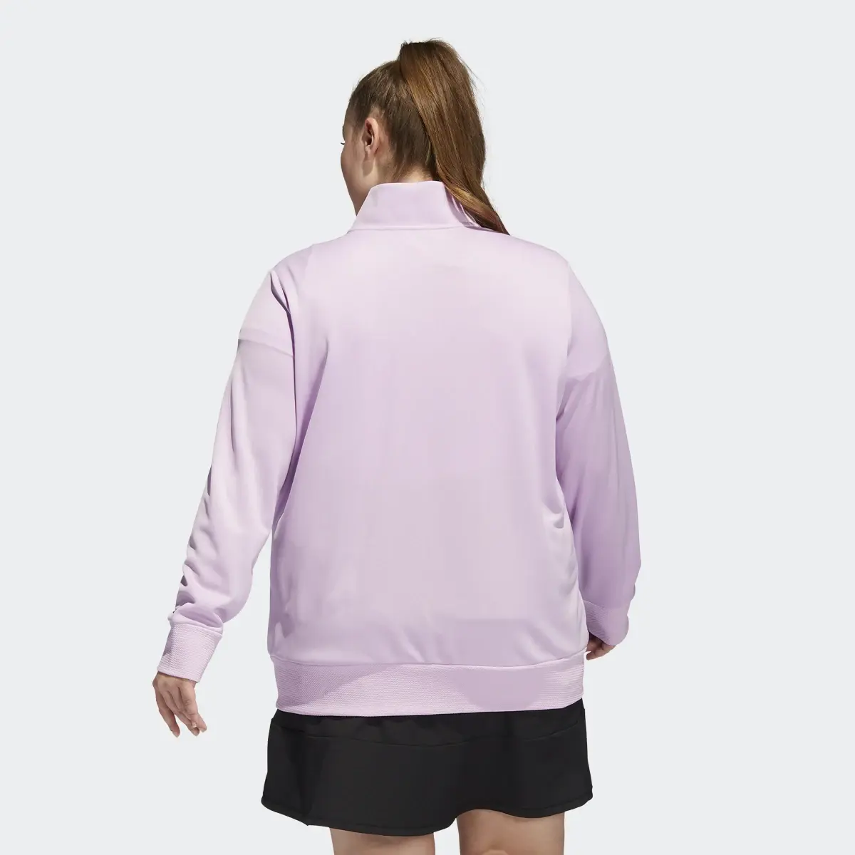 Adidas Textured Full-Zip Jacket (Plus Size). 3