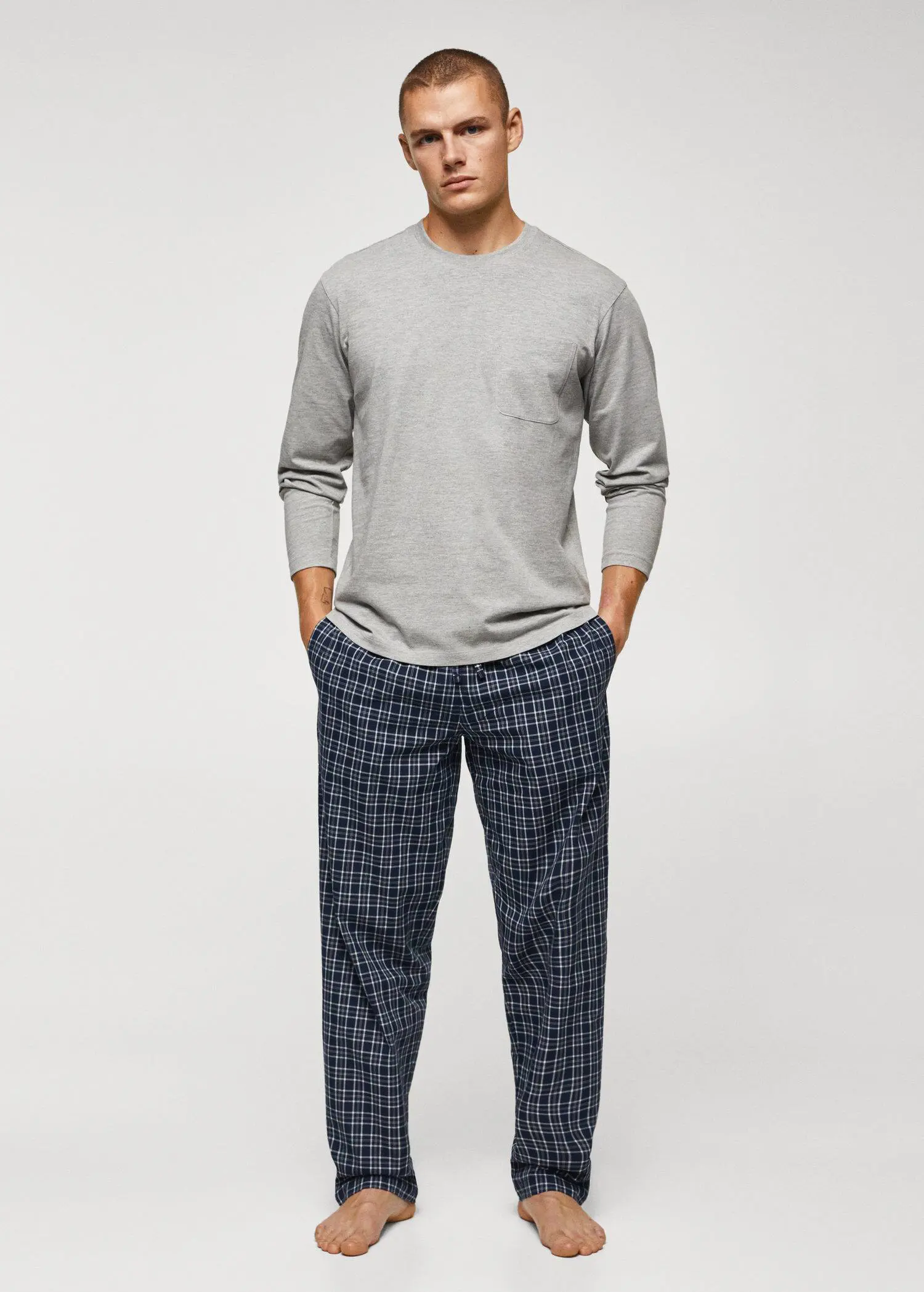 Mango Pyjama-Pack aus gemusterter Baumwolle. 1