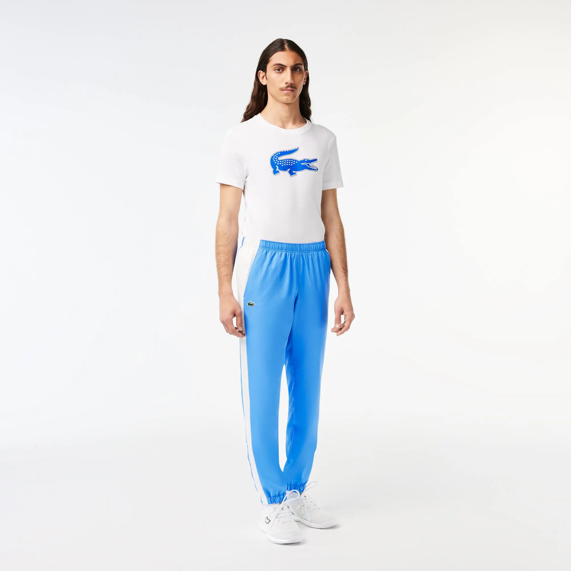 Lacoste Herren LACOSTE Trainingshosen mit Colorblock. 1