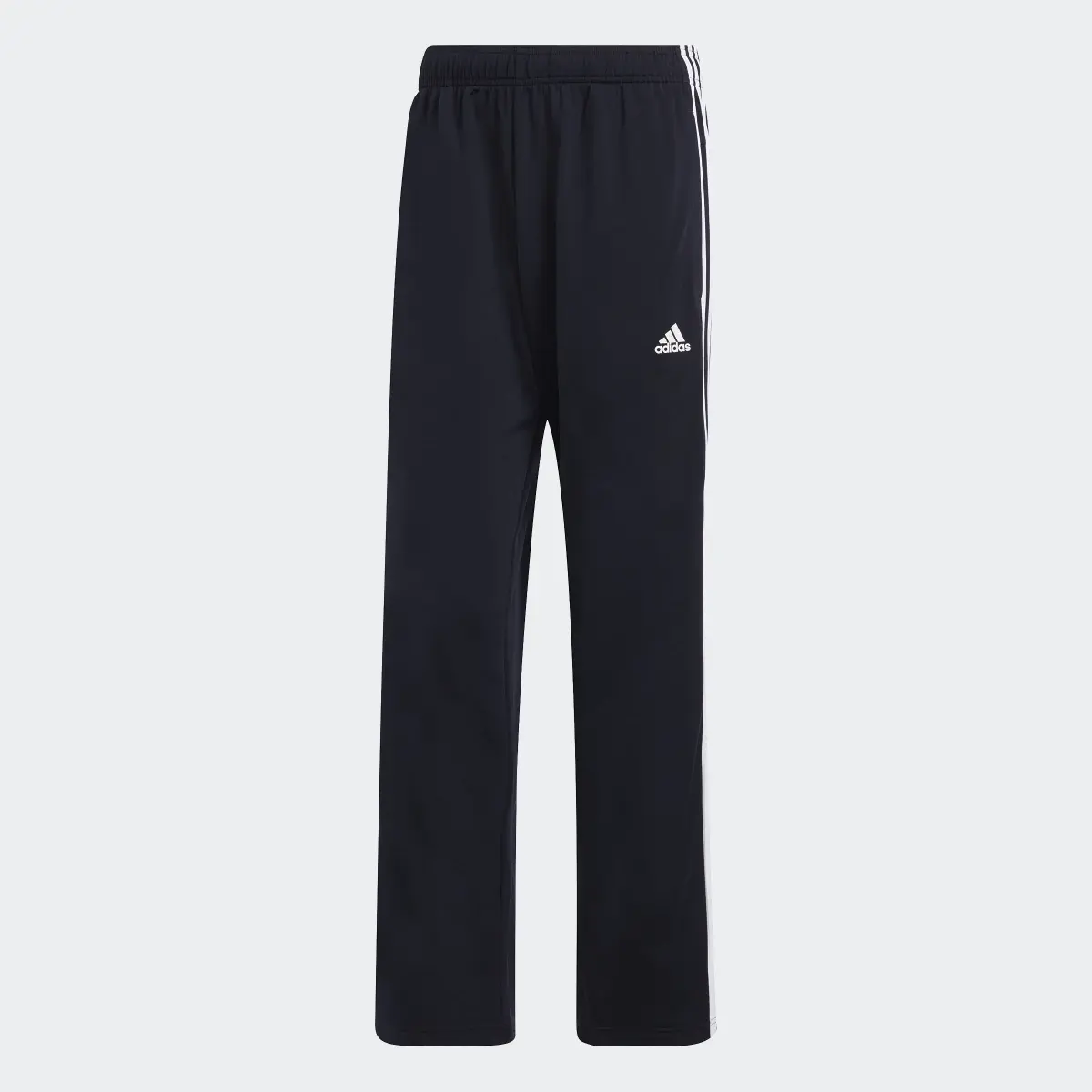 Adidas Primegreen Essentials Warm-Up Open Hem 3-Stripes Track Pants. 1