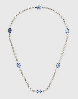 Interlocking G boule chain necklace