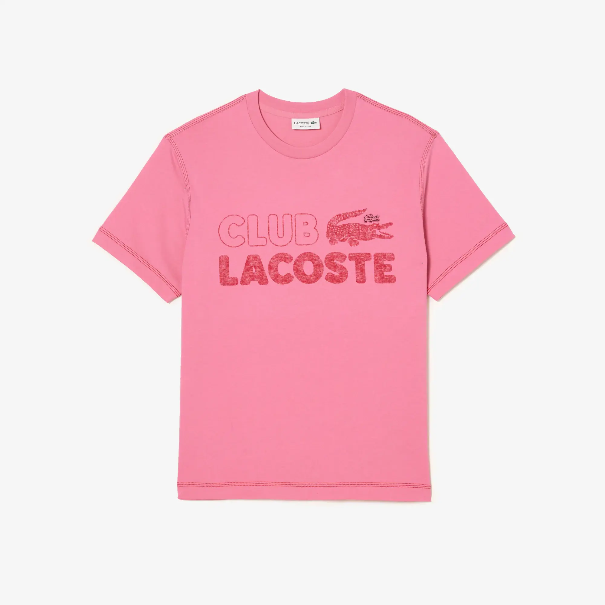 Lacoste Men’s Vintage Print Organic Cotton T-Shirt. 1 Lacoste Men’s Vintage Print Organic Cotton T-Shirt. 1
