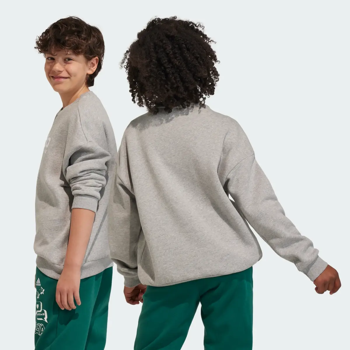 Adidas Felpa Fleece Crew Junior. 2