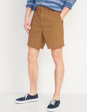 Hybrid Tech Chino Shorts for Men -- 7-inch inseam brown