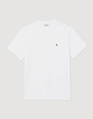 T-shirt with Square Cross patch