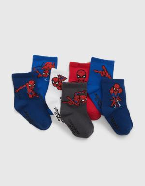 babyGap &#124 Marvel Spider-Man Crew Socks (7-Pack) multi