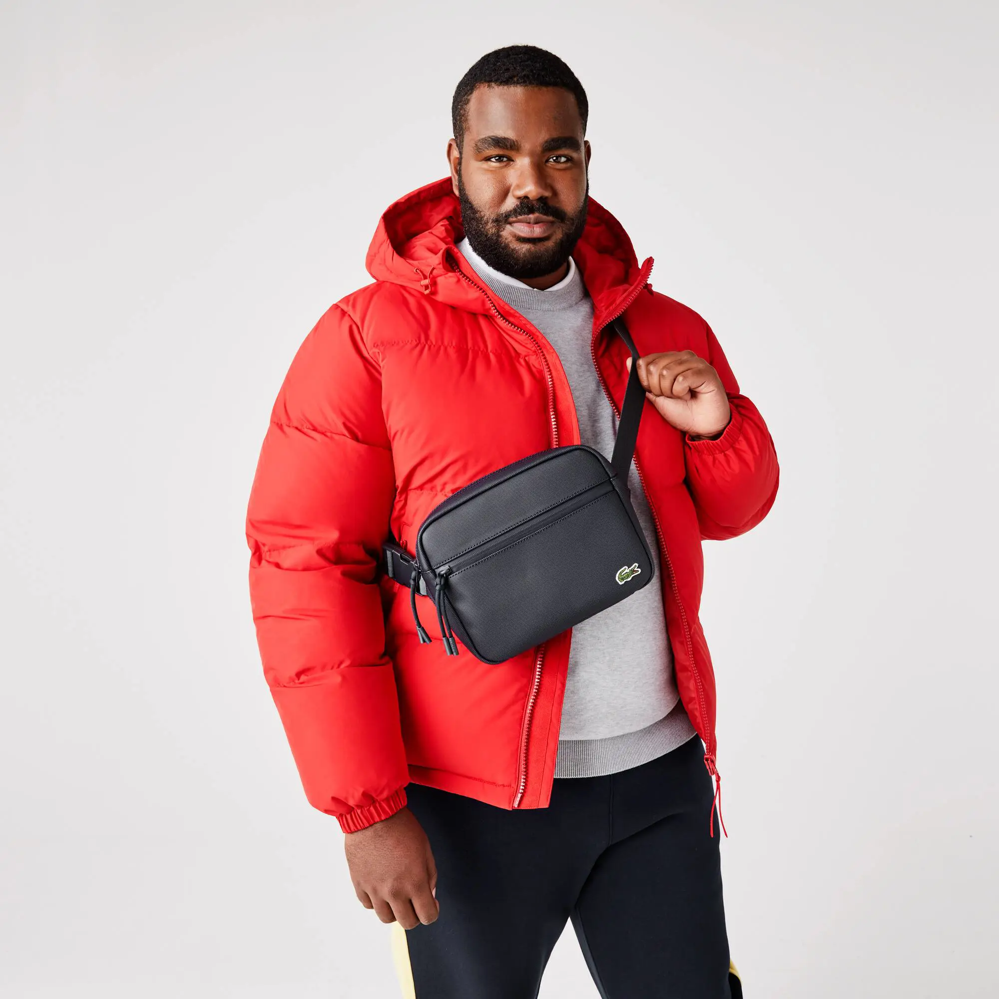 Lacoste Men's Lacoste Exterior Pocket Reporter Bag. 1