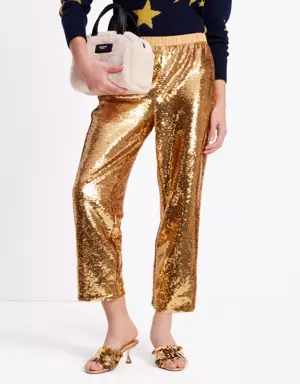 Sequin Jogger Pants