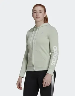 Essentials Logo Full-Zip Kapüşonlu Üst