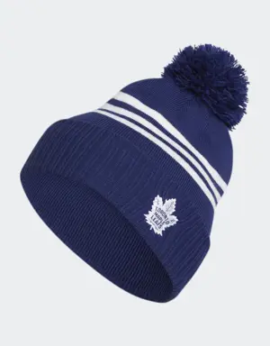 Maple Leafs Cuffed Pom Beanie