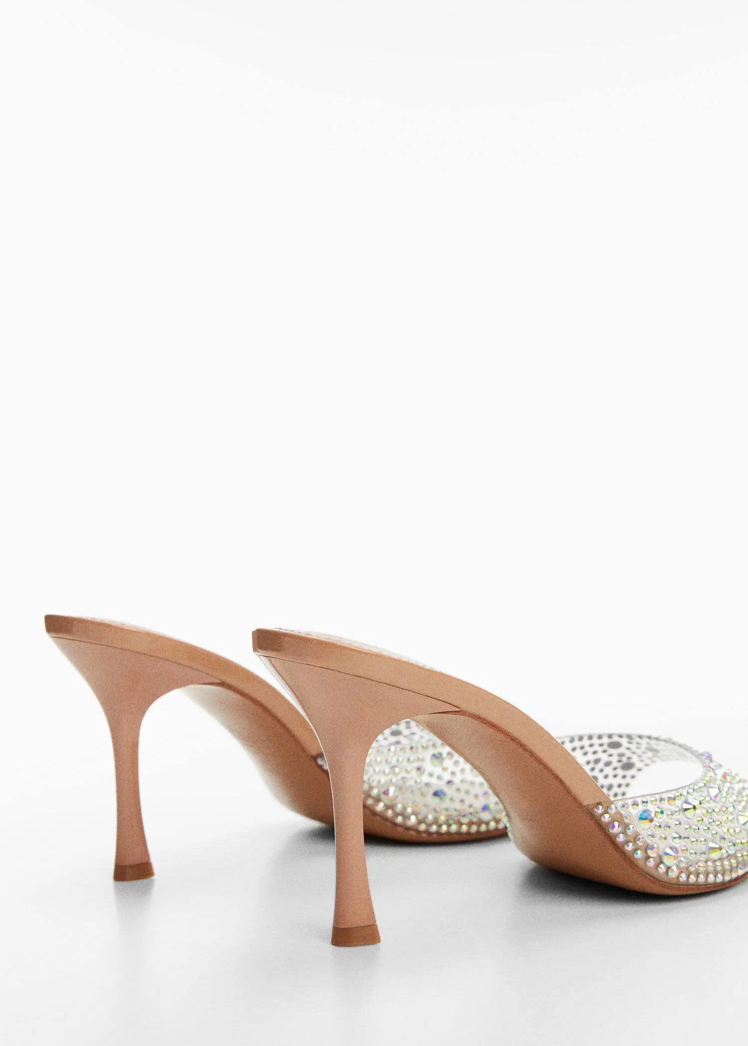 Mango Glitter high-heeled sandals. 3