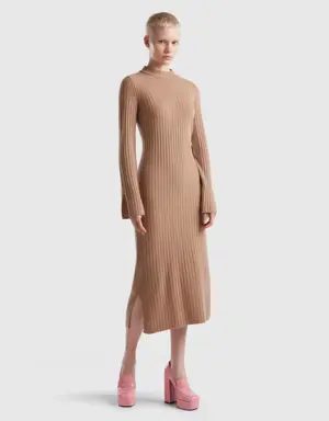 knit dress with slits