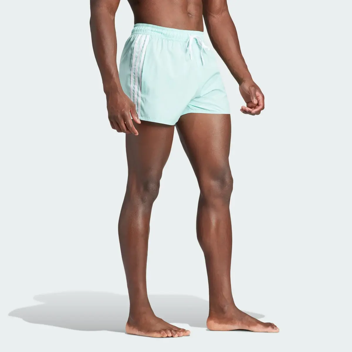 Adidas 3-Stripes CLX Swim Shorts. 3