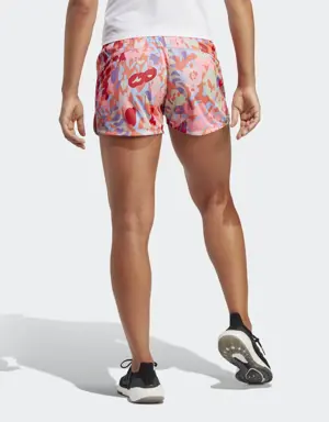 Adidas Pacer AEROREADY Train Essentials Minimal Branding Floral Print Shorts