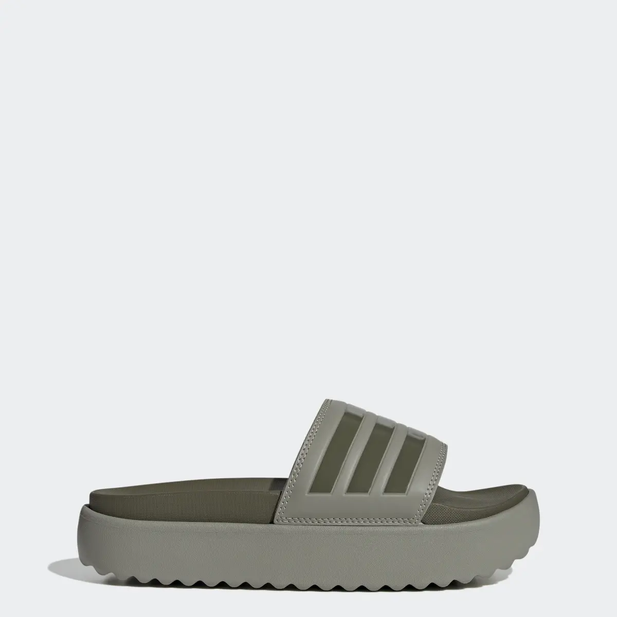 Adidas Adilette Platform Slides. 1