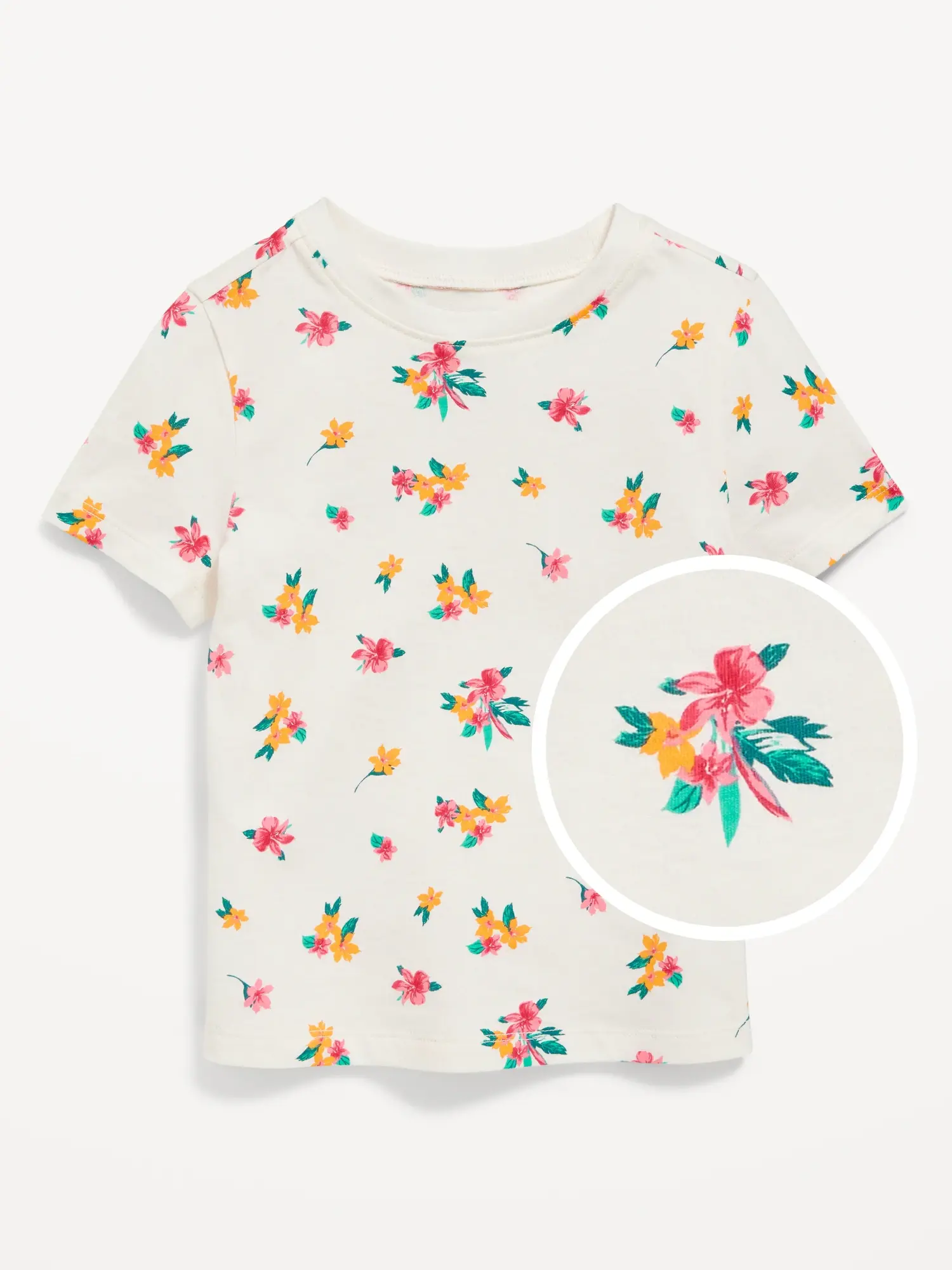 Old Navy Unisex Printed Crew-Neck T-Shirt for Toddler multi. 1