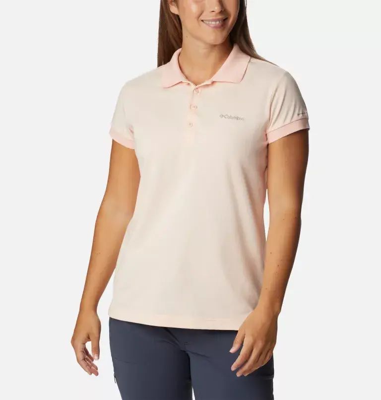 Columbia Women's Lakeside Trail™ Solid Pique Polo. 1