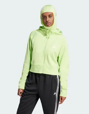 AEROREADY Game and Go Full-Zip Hooded Fleece Jacket