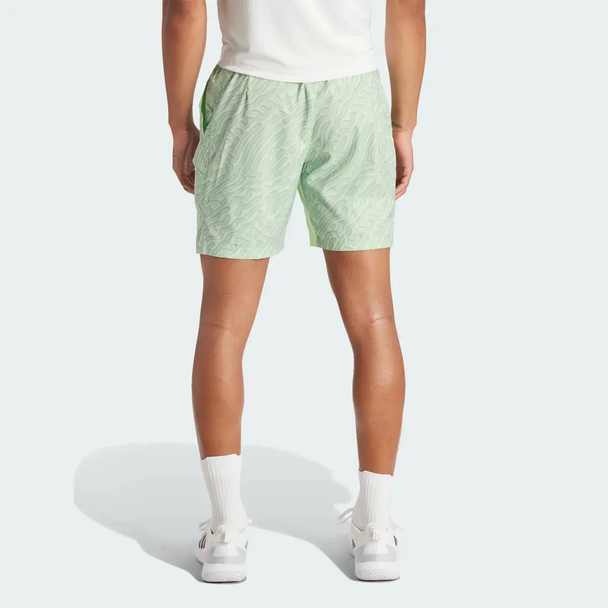 Adidas Tennis HEAT.RDY Pro Printed Ergo 7-Inch Shorts. 2