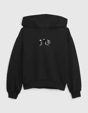 Kids Gap Arch Logo Hoodie black