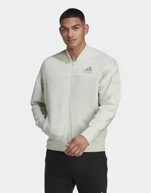 Adidas Studio Lounge Fleece Track Top. 2 Adidas Studio Lounge Fleece Track Top. 2