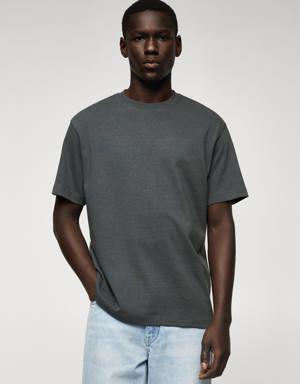 Mango T-shirt coton relaxed-fit