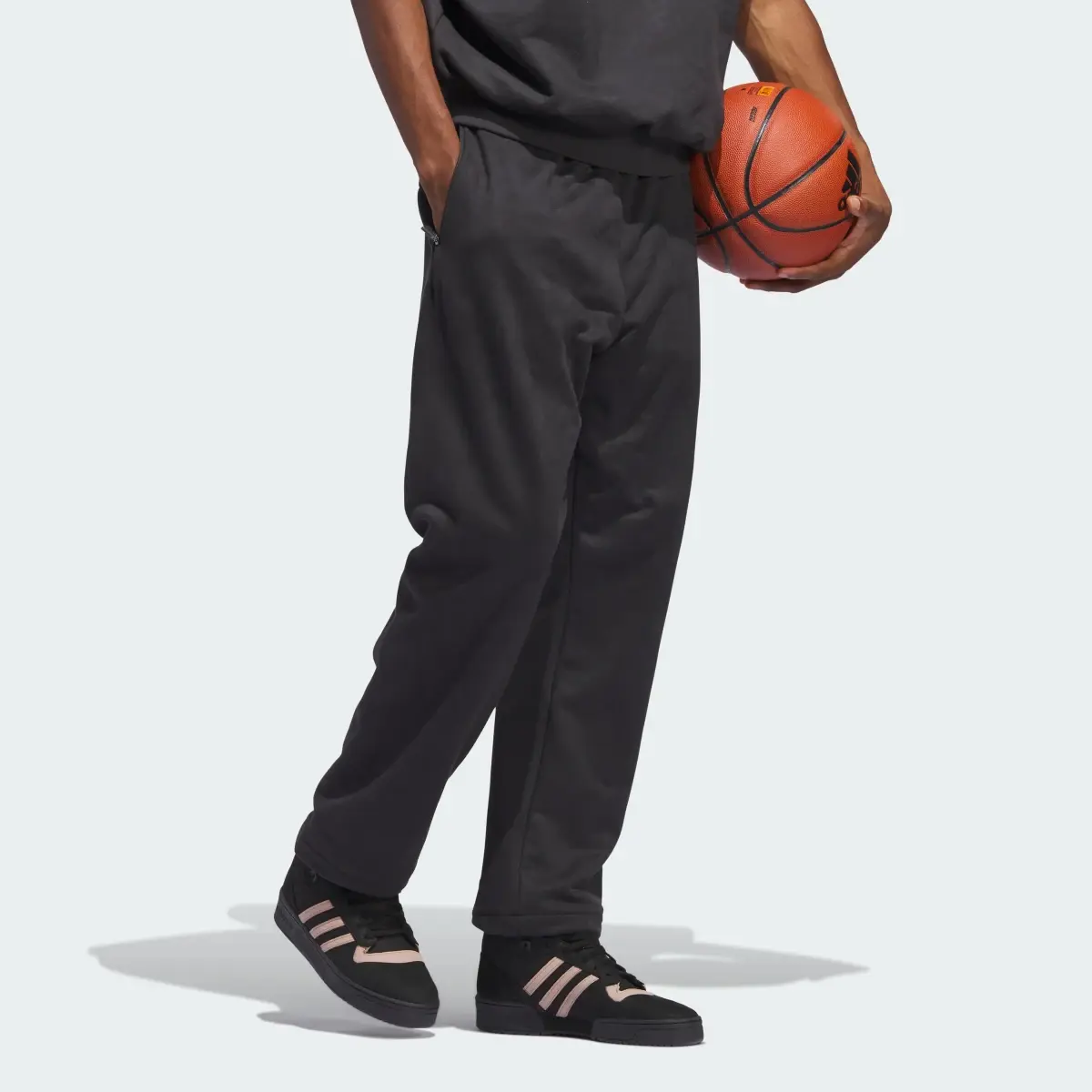 Adidas Basketball Sueded Pants. 3