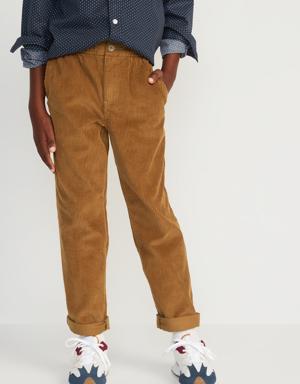 Tapered Corduroy Pants for Boys brown