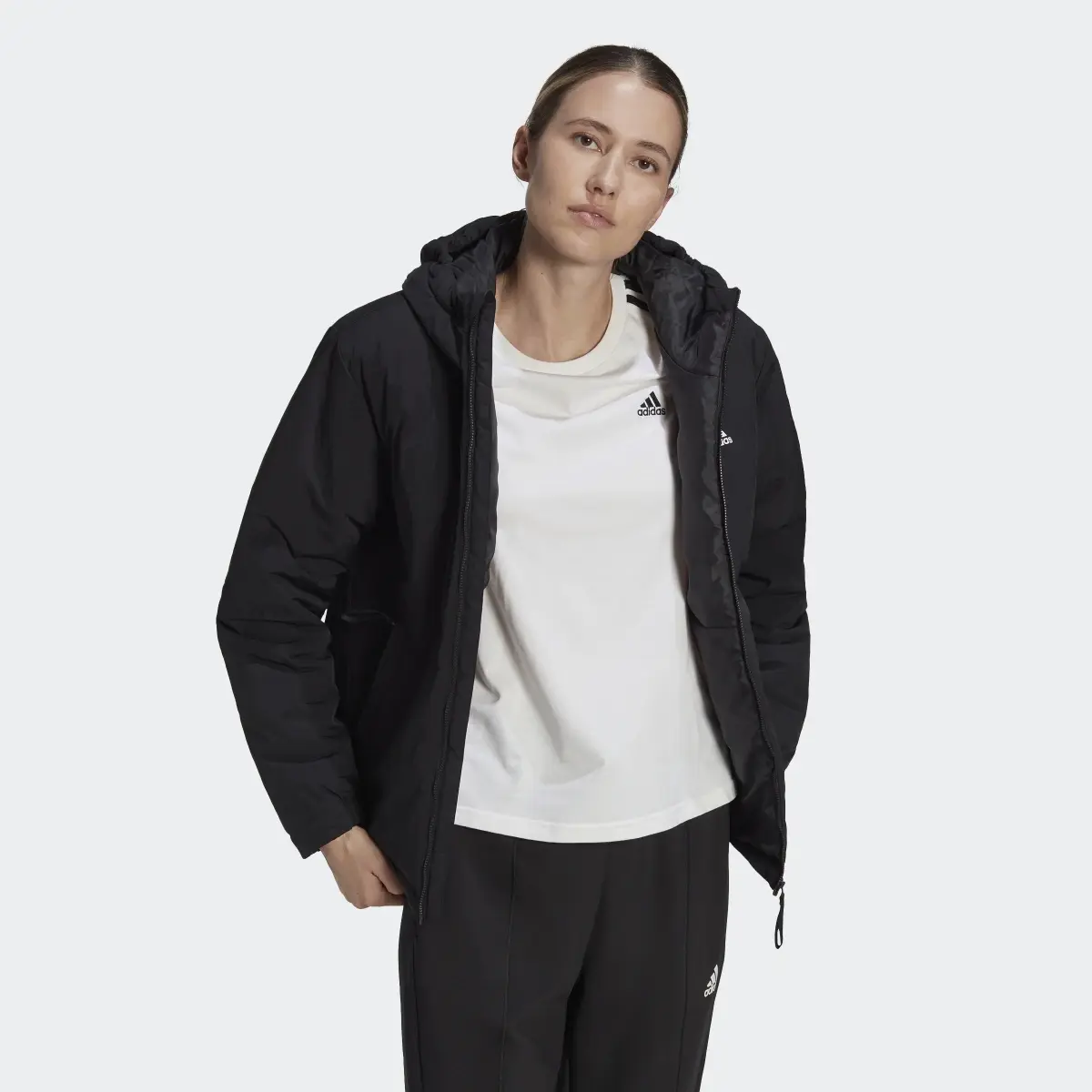Adidas Veste à capuche isolante et résistante BSC. 2