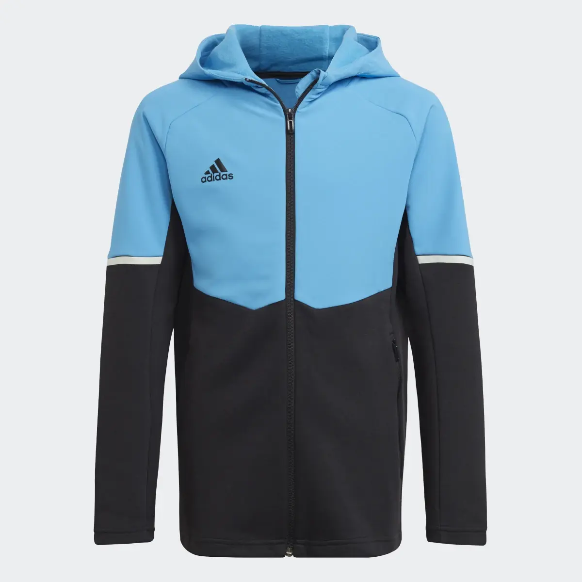 Adidas Designed for Gameday Hooded Track Top. 1