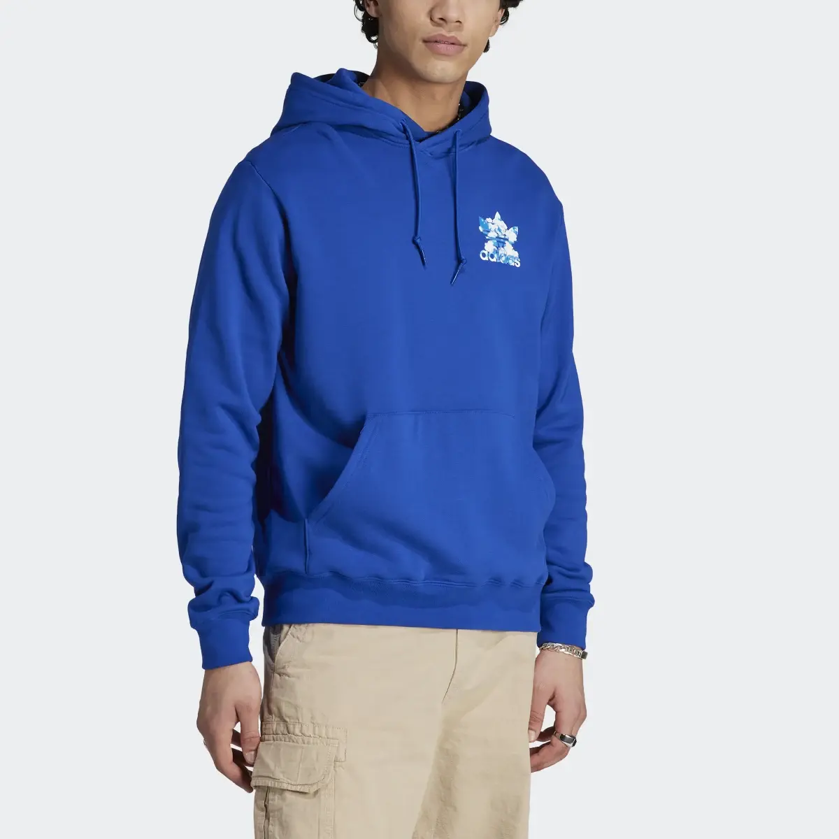 Adidas Graphics Cloudy Trefoil Hoodie. 1