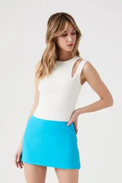 Forever 21 Forever 21 Mini A Line Skirt Dusk. 2