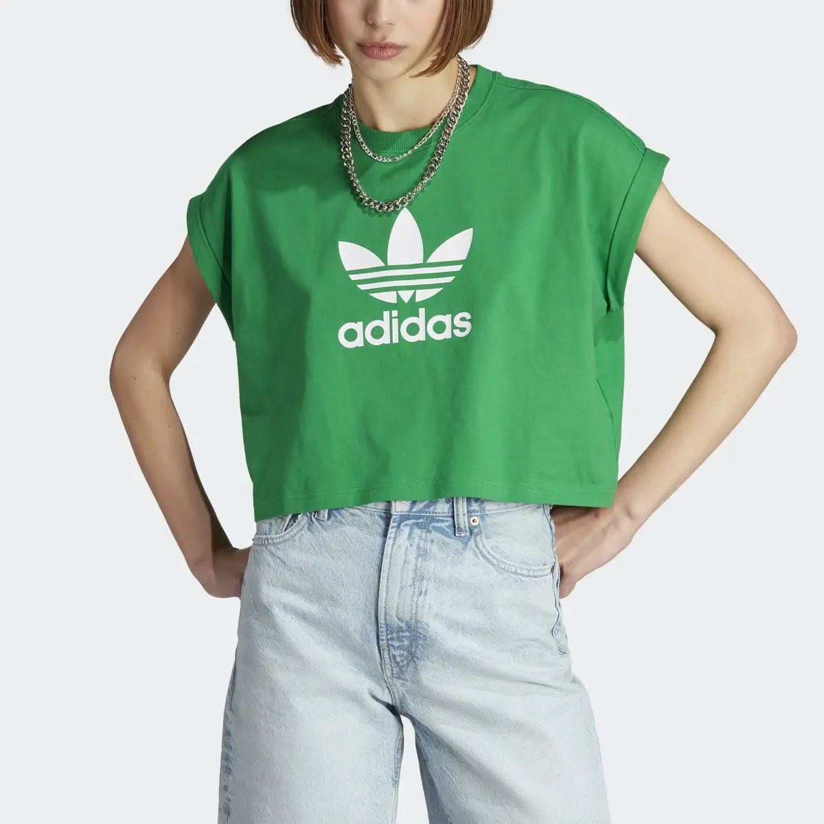 Adidas Adicolor Classics Short Trefoil Tee. 1