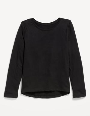 Old Navy Softest Long-Sleeve T-Shirt for Girls black