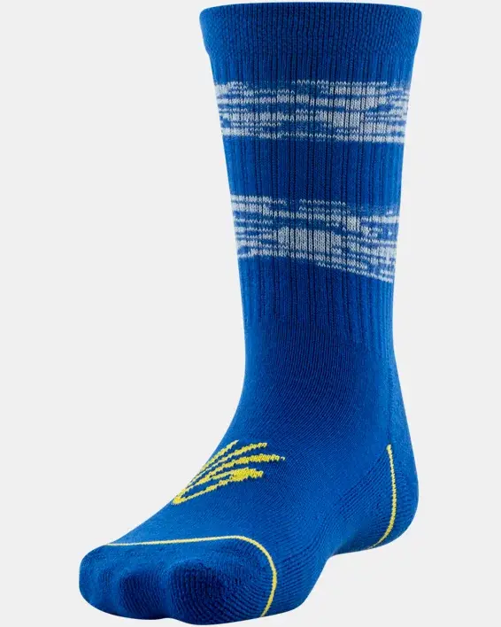 Under Armour Kids' Curry Phenom 3-Pack Crew Socks. 3