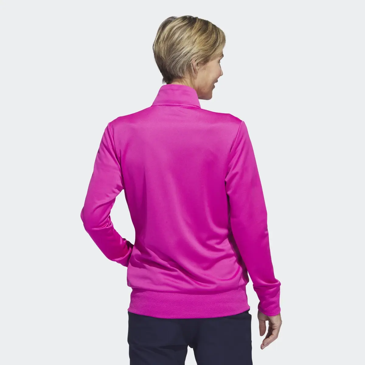 Adidas Textured Full-Zip Golf Jacket. 3