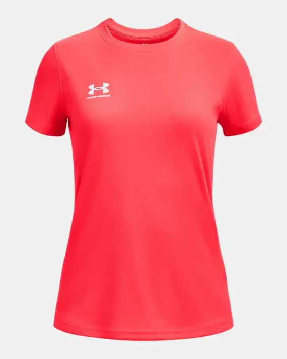 Under Armour Girls' UA Challenger Training Short Sleeve. 1