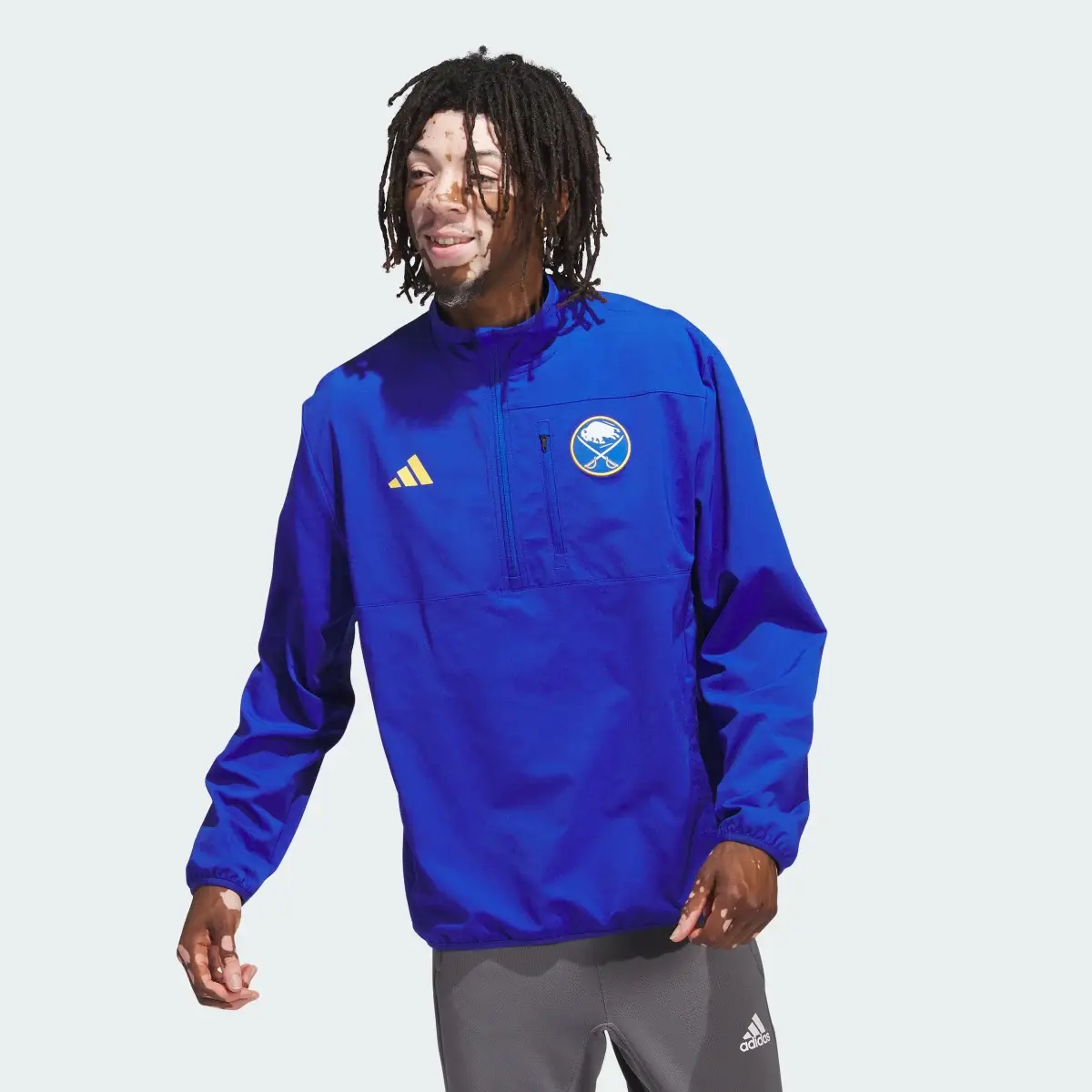 Adidas Sabres Fleece Top. 2