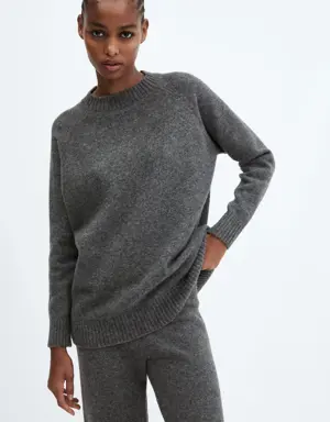 Pull-over maille oversize