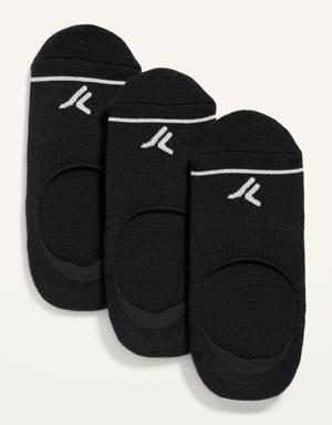 No-Show Athletic Socks 3-Pack for Women black